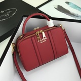 Модель 9893# Сумка Prada через плечо, с двойной застежкой-молнией. Помимо яркого
