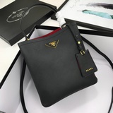 Средний размер, 212# Кожаная сумка Prada Double Saffiano, изготовлена в Италии.
