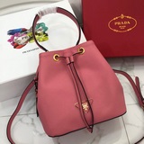 Новейшая модель сумки Prada из кожи теленка, кожаные ручки, съемный и регулируем