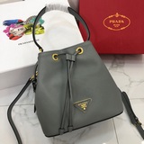 Новейшая модель сумки Prada из кожи теленка, кожаные ручки, съемный и регулируем