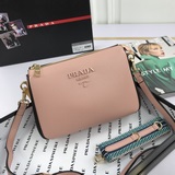 Prada сумка с клапаном и одним плечевым ремнем, модель 66136, с двумя плечевыми 