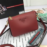 Prada сумка с клапаном и одним плечевым ремнем, модель 66136, с двумя плечевыми 