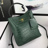 Кожа с крокодиловым узором, 212# Prada Double Saffiano.