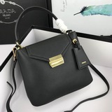 012#Prada Double Saffiano кожаная сумка из итальянской кожи.