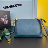Эксклюзивная модель Prada «PRADA» классическая легенда, модель с двумя ремнями (