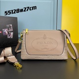 Эксклюзивная модель Prada «PRADA» классическая легенда, модель с двумя ремнями (