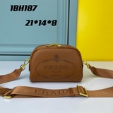 Высококачественная сумка для фотоаппарата Prada.2023 из натуральной кожи верхнег