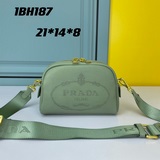 Высококачественная сумка для фотоаппарата Prada.2023 из натуральной кожи верхнег