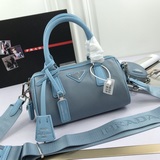 Prada 2023 весна-лето новейшая сумка Boston P классическая сумка Boston в сочета