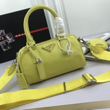 Prada 2023 весна-лето новейшая сумка Boston P классическая сумка Boston в сочета