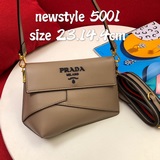 Новая модель Prada 2023, модная и стильная, популярная в магазинах, из кожи Saff
