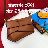 Новая модель Prada 2023, модная и стильная, популярная в магазинах, из кожи Saff