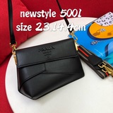 Новая модель Prada 2023, модная и стильная, популярная в магазинах, из кожи Saff