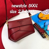 Новая модель Prada 2023, модная и стильная, популярная в магазинах, из кожи Saff