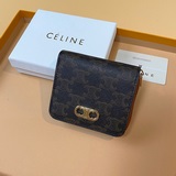 Бренд： Celine 506 Цвет： черный Размер： 11,5*10*3 Описание：