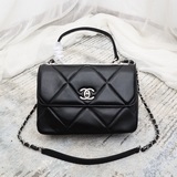 Новая модель в наличии! Chanel, новая модель сумки-сандвича с крупной ромбовидно
