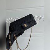Chanel одноплечевая сумка через плечо с цепочкой. Классическая сумка из кожи с р