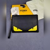 Бренд： Fendi. Модель： Желтый клатч. Артикул： 168568. Цвет： желтый.