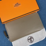 Hermès Оригинальный кожаный кошелек с отпечатком ладони, произведенный в Франции