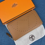 Hermès Оригинальный кожаный кошелек с отпечатком ладони, произведенный в Франции