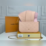 Высококачественная оригинальная Pochette, изготовленная из кожи Monogram Emprein
