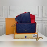 Высококачественная оригинальная Pochette, изготовленная из кожи Monogram Emprein