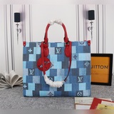 44992 Новые цвета в наличии. Сумки onthego с узорами damier и monogram.