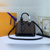lv Белый маленький сумочка Alma BB m53152 черный с старинным узором, созданная в