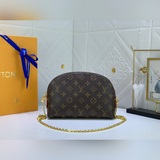 M47353 Large Monogram Monogram Large Cosmetic Bag с цепочкой изготовлен из класс