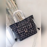Сумка Neverfull среднего размера m46137 20921 (Новая сумка для покупок с шелкогр