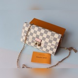 M61273 Кожаный кошелек из ткани Damier с цветной кожаной подкладкой и застежкой,