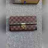M60535 Venice Кошелек из ткани Damier Ebene с отделкой.