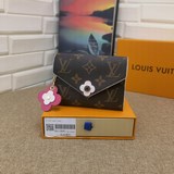 Оригинальный кожаный кошелек Louis Vuitton Emilie, модный и практичный, с розово