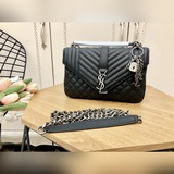 Saint Laurent — SAINT LAURENT, все металлические детали имеют матовый цвет старо