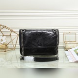 Сумка Saint Laurent/YSL/Saint Laurent из масляной кожи, женская сумка, новейшая 