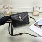 Сумка Saint Laurent Loulou из телячьей кожи, очень маленькая, через плечо, от Sa
