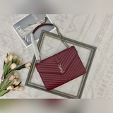 ENVELOPE Большая сумка-конверт, новейшая модель с V-образным узором в виде ромбо