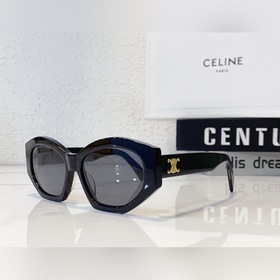 CELINE с минималистичным дизайном оправы Логотип на дужках виде Т