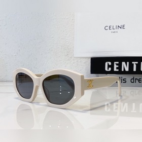 CELINE с минималистичным дизайном оправы Логотип на дужках виде Т