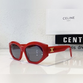 CELINE с минималистичным дизайном оправы Логотип на дужках виде Т