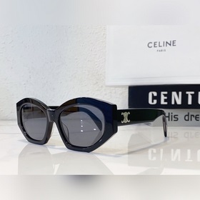 CELINE с минималистичным дизайном оправы Логотип на дужках виде Т