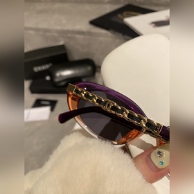 Chanel, милая бабушка, CH7980 дымчато-фиолетовый
