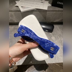 Солнцезащитные очки CHANEL 9112, цвет «янтарный синий»