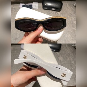 Солнцезащитные очки CHANEL 9112 Азиатская версия, овальные Сочета