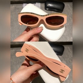 Солнцезащитные очки CHANEL 9112 Азиатская версия, овальные Сочета