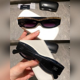 Солнцезащитные очки CHANEL 9112 Азиатская версия, овальные Сочета