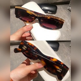 Солнцезащитные очки CHANEL 9112 Азиатская версия, овальные Сочета
