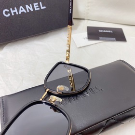 Классический черный цвет ~~ Классическая опрама очков CHANEL с но