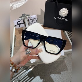Очки LOEWE с прозрачными стеклами плоской оправой, новая модель, 