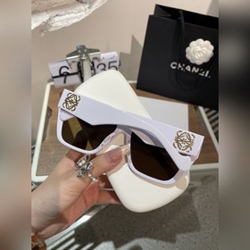 LOEWE Новые солнцезащитные очки в большой оправе, белые LW50042 Р